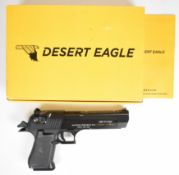 Cybergun Magnum Research Desert Eagle 6mm CO2 airsoft pistol with textured grips, multi-shot