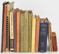 Over 20 technical books, manuals and similar, many with factory library or archive stamps