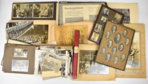 Royal British Legion interest photograph albums and ephemera relating to George Rowlandson