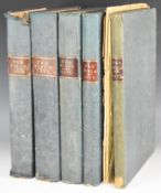 [Periodical] The Field, The Country Gentleman’s Magazine illustrated, group of five bound volumes