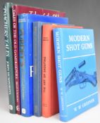 Six gun and shooting related books comprising Modern Shot Guns by W W Greener, The Art of Shooting
