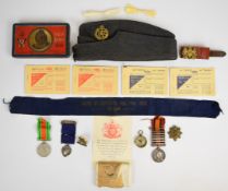 Queen's South Africa Medal with clasps for Tugela Heights, Orange Free State, Relief of Ladysmith,