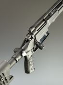 Sabatti STR .300 Winchester Magnum bolt-action rifle with textured pistol grip, adjustable