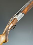Armi Silma Supreme 12 bore over and under ejector shotgun with engraved action, underside, trigger