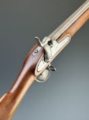 Indian Springfield pattern .69 muzzle loading percussion hammer action three band gun with steel