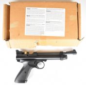 Crosman Model 6-2240 .22 CO2  bolt-action air pistol with textured composite grips and adjustable
