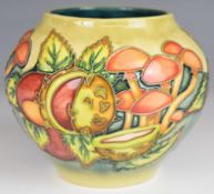Moorcroft Collector's Club limited edition 163/250 vase decorated in the Pastimes pattern designed