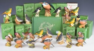 Thirty Beswick matt bird figures, most boxed, tallest 14cm