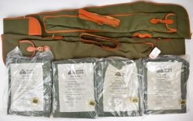 Two Pointer canvas and leather shotgun or rifle slips together with four Smart Guard waterproof