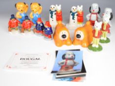 Two sets of seven Wade 'Childhood Favourites', figures made for Camtrak comprising Paddington