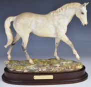 Royal Doulton racehorse limited edition 20/7500 figure 'Desert Orchid' with plinth and