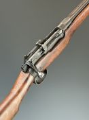 Lee-Enfield No.4 Mk.1* .410 shotgun converted from a .303 bolt-action rifle with storage compartment