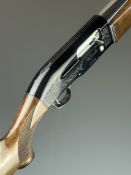 Beretta A301 12 bore 3-shot semi-automatic shotgun with named and engraved locks, chequered semi-