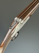 Charles Lancaster assisted-opening back-action 12 bore side by side ejector shotgun with 'Charles