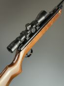 BSA Meteor Mk. II .22 air rifle with semi-pistol grip, adjustable sights and BSA scope, serial