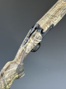 Akkar Triple Crown 12 bore triple barrelled shotgun with Realtree Max-5 camouflage finish, composite