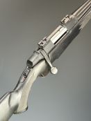 Browning A-Bolt .223 bolt-action rifle with composite stock, chequered semi-pistol grip and