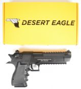 Cybergun Magnum Research Desert Eagle .177 CO2 air pistol with textured grips, multi-shot magazine
