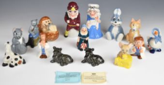 Collection of Wade figures including a set of four made for C & S Collectables, set of four Wade