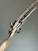 Webley Service Mark II .22 air rifle with interchangeable barrel, adjustable pop-up peep-hole sights