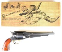 Uberti Remington New Model Army .44 six-shot single-action percussion revolver with brass trigger