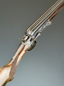 El Chimbo .410 side by side hammer action folding poacher's shotgun with chequered semi-pistol