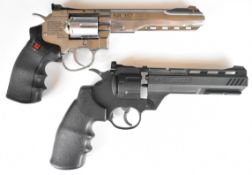 Two Crosman .177 CO2 air pistols / revolvers SR.357 serial number 13J18702 and Vigilante, each