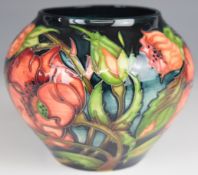 Moorcroft signed Rachel Bishop limited edition 70/200 vase decorated in the Lady Cecilia / Poppy