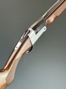 Rodacciai .410 folding single barrelled shotgun with engraved action, chequered semi-pistol grip and