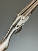 Stephen Grant & Sons 12 bore sidelock side by side shotgun with named and engraved locks, engraved