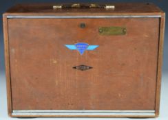 Neslein toolmaker's chest of drawers with lockable front revealing five short and three long