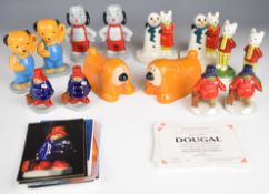 Two sets of seven Wade 'Childhood Favourites', figures made for Camtrak comprising Paddington