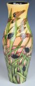 Moorcroft signed Emma Bossons limited edition 187/500 vase decorated in the Savannah pattern,
