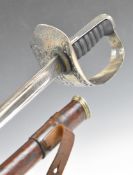 British Army Infantry officer's 1895 pattern sword by Wilkinson with George V cypher to guard,