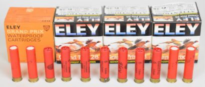 One hundred and eleven 28 bore shotgun cartridges, mainly Eley Grand Prix, some in original boxes.