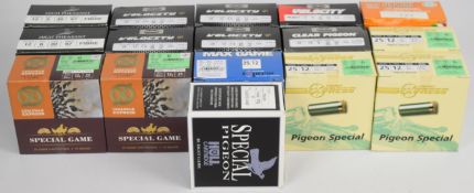 Four hundred 12 bore shotgun cartridges including Gamebore Velocity and Clear Pigeon, Lyalvale