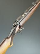 BRNO Model 5 .22 bolt-action rifle with chequered semi-pistol grip, adjustable sights, sound