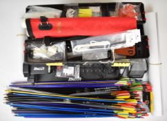 Approximately 125 archery arrows including Core Archery recreation 7mm, Archery Research, Easton etc