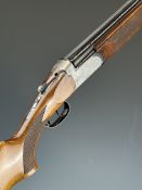 Sportarmi 12 bore over and under ejector shotgun with engraved locks, underside, top plate and thumb