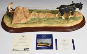 Border Fine Arts 'Clean Sweep' 577/950 limited edition figure signed Ayres, with certificate,