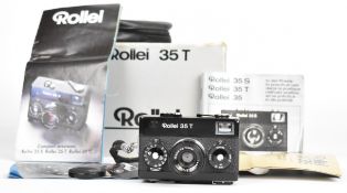 Rollei 35T compact 35mm camera, serial number 6276650, in original box with matching serial
