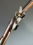 India pattern Brown Bess flintlock musket with lock stamped 'Tower' and with crown over 'Y2' cypher,