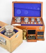 County standard and similar weights comprising County of Hants 100 grain to .01 gr by Avery,