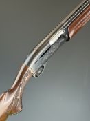 Remington Model 1100 Skeet 12 bore 3-shot semi-automatic shotgun with ornately carved and