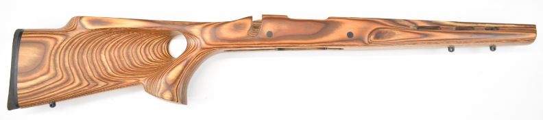 Boyds Remington 700 laminated show wood rifle stock with thumb-hole grip and sling mounts, 80cm