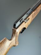 BSA Super 10 .22 FAC PCP left handed air rifle with chequered semi-pistol grip and forend, raised