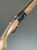 Webley & Scott 920 K 20 bore over and under ejector shotgun with named action and underside,