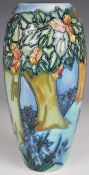 Moorcroft vase decorated in the Bluebell Woods pattern, dated 97 to base, H19cm
