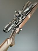 Sako P94S .22 bolt-action rifle with chequered semi-pistol grip and forend, sling mounts, Hawke 3-