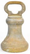 Borough of Winchester (Hampshire) Nicholl London Victorian county standard 56lb bell shaped weight